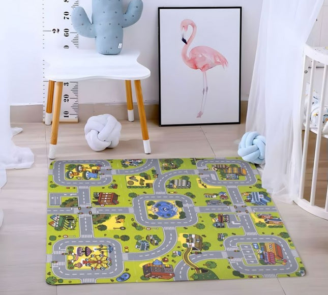 Salteluta de joaca pentru copii 90.5 x 90.5 x 1 cm ECOEVA018 - Orasel