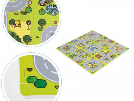 Salteluta de joaca pentru copii 90.5 x 90.5 x 1 cm ECOEVA018 - Orasel
