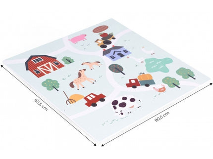 Salteluta de joaca pentru copii 90.5 x 90.5 x 1 cm ECOEVA020 - Ferma