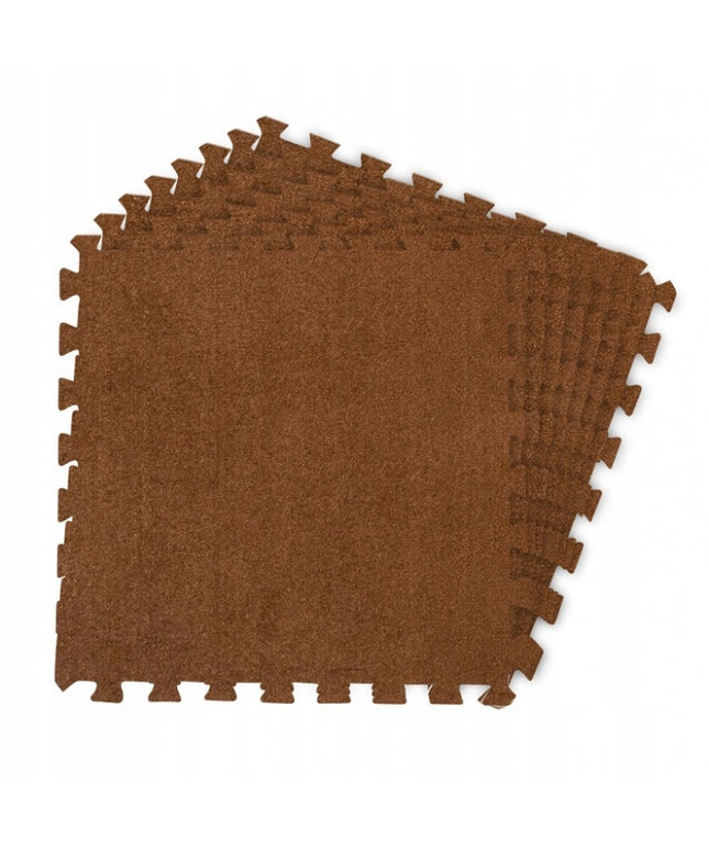 Salteluta de joaca multifunctionala tip puzzle, 180 x 120 cm, Massido 650102 - Maro