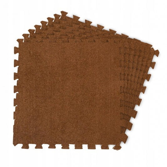 Salteluta de joaca multifunctionala tip puzzle, 180 x 120 cm, Massido 650102 - Maro