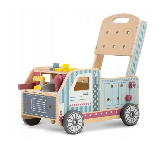 Antemergator din lemn tip atelier si diverse activitati, 40 x 28 x 43 cm, Ricokids RK-874 - Bebeboo - Totul pentru copii. Jucării, Hăinuțe, Perne, Mobilier, Textile