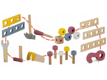 Antemergator din lemn tip atelier si diverse activitati, 40 x 28 x 43 cm, Ricokids RK-874
