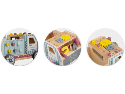 Antemergator din lemn tip atelier si diverse activitati, 40 x 28 x 43 cm, Ricokids RK-874