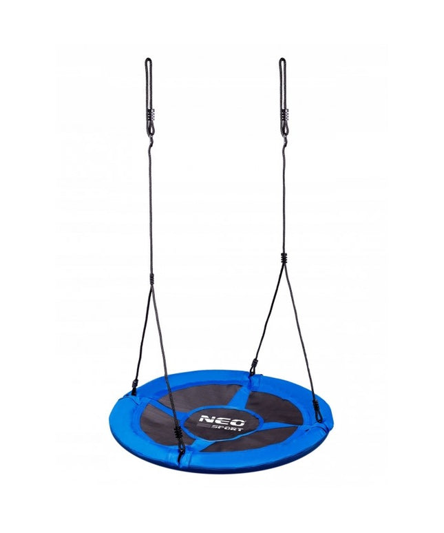 Leagan tip cuib pentru copii XXL, 110 cm, 150 kg, Neo-Sport 1051, Albastru