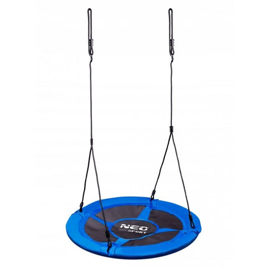 Leagan tip cuib pentru copii XXL, 110 cm, 150 kg, Neo-Sport 1051, Albastru