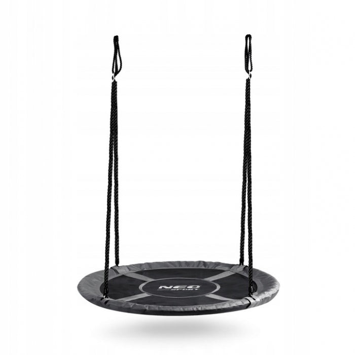 Leagan tip cuib pentru copii XXL, 110 cm, 150 kg, Neo-Sport 110311, Gri