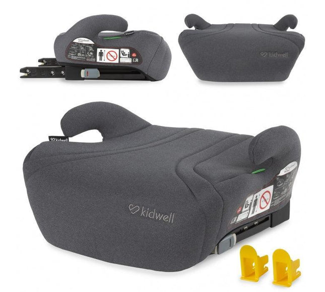 Inaltator auto cu Isofix 125-150 cm Kidwell Bono - Gray - Bebeboo - Totul pentru copii. Jucării, Hăinuțe, Perne, Mobilier, Textile
