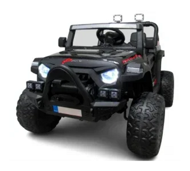 Masinuta electrica cu telecomanda Auto X16, 110x70x68 cm, varsta 1-5 ani, roti EVA, scaun din piele ECO, putere 90W, R-Sport - Negru - Bebeboo - Totul pentru copii. Jucării, Hăinuțe, Perne, Mobilier, Textile