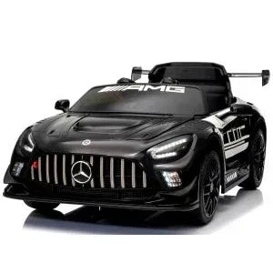 Masinuta electrica cu telecomanda MERCEDES GT3 EVO, 114x69x45 cm, varsta 1-5 ani, roti EVA, scaun din piele ECO, putere 90W - Negru - Bebeboo - Totul pentru copii. Jucării, Hăinuțe, Perne, Mobilier, Textile