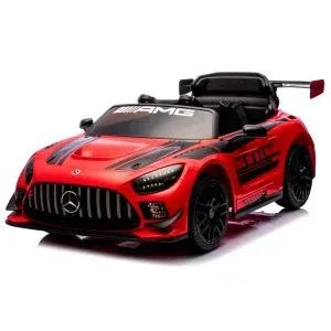 Masinuta electrica cu telecomanda MERCEDES GT3 EVO, 114x69x45 cm, varsta 1-5 ani, roti EVA, scaun din piele ECO, putere 90W - Rosu - Bebeboo - Totul pentru copii. Jucării, Hăinuțe, Perne, Mobilier, Textile