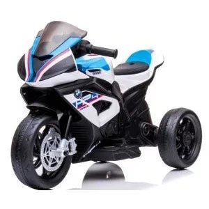 Motocicleta electrica pentru copii BMW HP4, 84x55x42 cm, varsta 2-5 ani, roti si scaun din plastic, putere 60W - Alb - Bebeboo - Totul pentru copii. Jucării, Hăinuțe, Perne, Mobilier, Textile