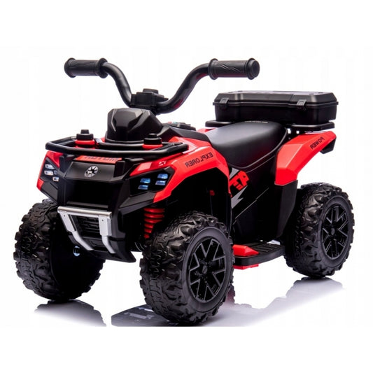 ATV electric pentru copii R-Sport J9, 70x44x40 cm, varsta 1.5-4 ani, roti si scaun din plastic, putere 25W - Rosu
