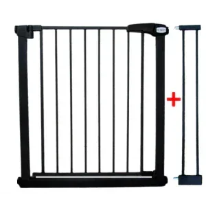 Poarta de siguranta din metal 79-94 cm R-Sport S1 - Negru - Bebeboo - Totul pentru copii. Jucării, Hăinuțe, Perne, Mobilier, Textile