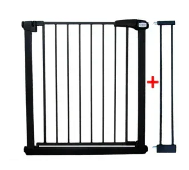 Poarta de siguranta din metal 79-94 cm R-Sport S1 - Negru - Bebeboo - Totul pentru copii. Jucării, Hăinuțe, Perne, Mobilier, Textile