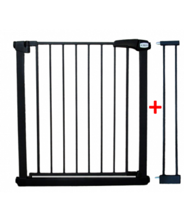 Poarta de siguranta din metal 79-94 cm R-Sport S1 - Negru