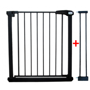 Poarta de siguranta din metal 79-94 cm R-Sport S1 - Negru