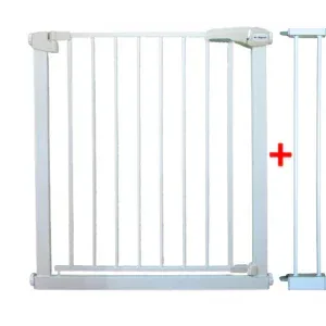 Poarta de siguranta din metal 79-94 cm R-Sport S1 - Alb - Bebeboo - Totul pentru copii. Jucării, Hăinuțe, Perne, Mobilier, Textile