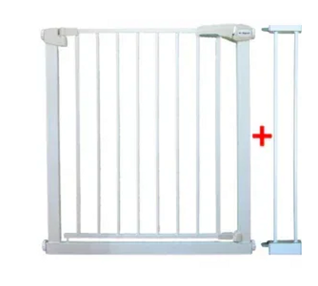 Poarta de siguranta din metal 79-94 cm R-Sport S1 - Alb - Bebeboo - Totul pentru copii. Jucării, Hăinuțe, Perne, Mobilier, Textile