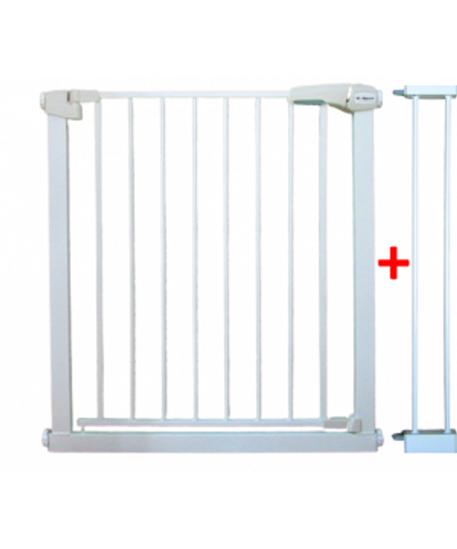 Poarta de siguranta din metal 79-94 cm R-Sport S1 - Alb