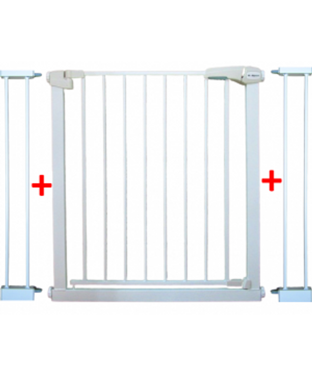 Poarta de siguranta din metal 79-105 cm R-Sport S2 - Alb