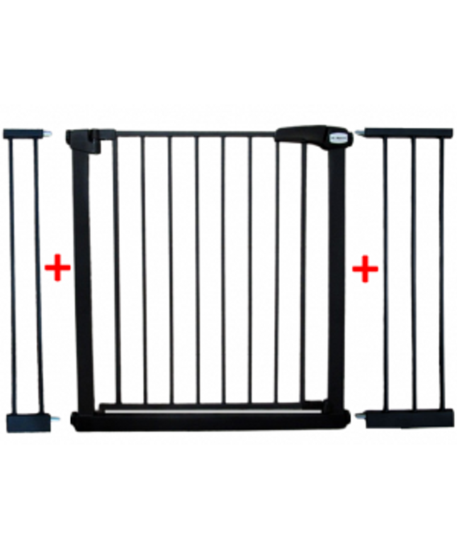 Poarta de siguranta din metal 79-115 cm R-Sport S3 - Negru