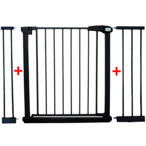 Poarta de siguranta din metal 79-115 cm R-Sport S3 - Negru