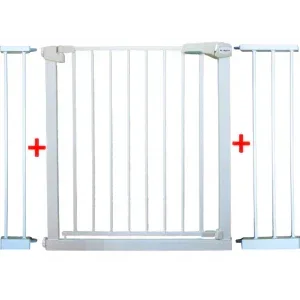 Poarta de siguranta din metal 79-115 cm R-Sport S3 - Alb - Bebeboo - Totul pentru copii. Jucării, Hăinuțe, Perne, Mobilier, Textile