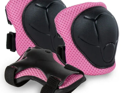 Set de protectie pentru copii, cotiere si genunchiere, marimea M, Kidwell TRIX - Pink - Bebeboo - Totul pentru copii. Jucării, Hăinuțe, Perne, Mobilier, Textile