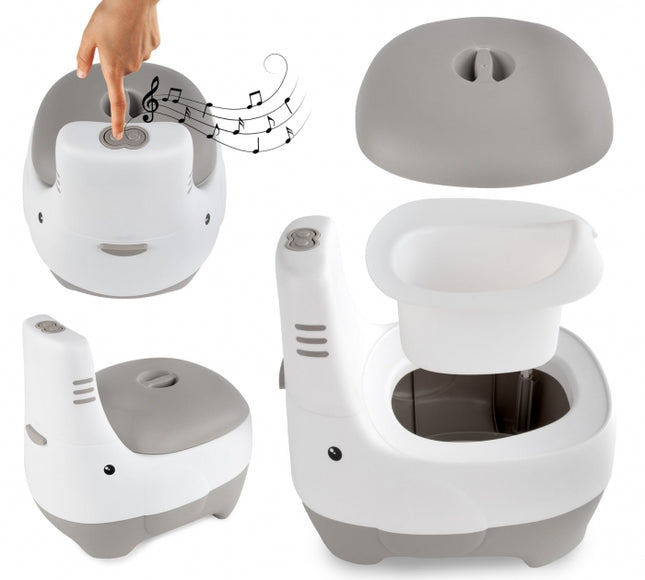 Olita pentru copii cu sunete si insertie detasabila Kidwell FINO - Gray