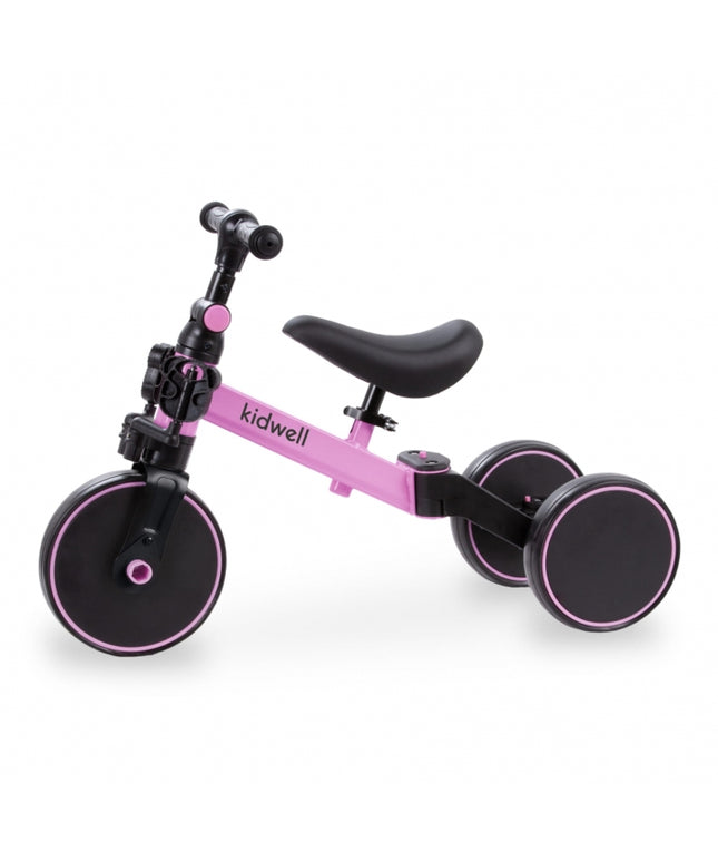 Tricicleta cu pedale 3 in 1 Kidwell Pico Pink Rose