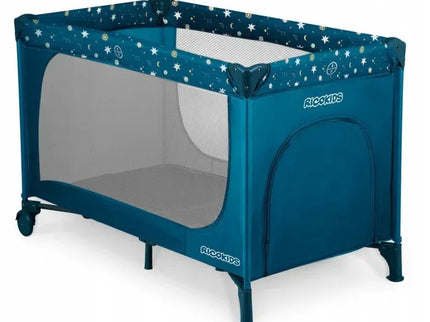Patut pliabil 125 x 65 x 78 cm Ricokids RK-240 - Bleumarin - Bebeboo - Totul pentru copii. Jucării, Hăinuțe, Perne, Mobilier, Textile