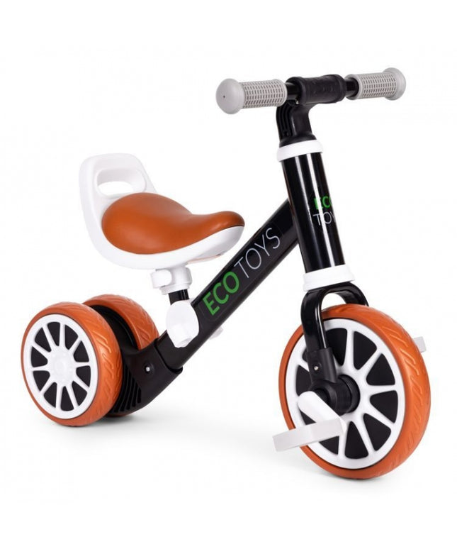 Bicicleta 2 in 1 cu pedale detasabile Ecotoys LC-V1307N - Negru