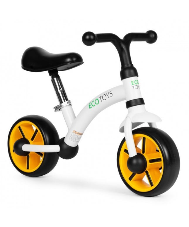 Bicicleta fara pedale pentru copii Ecotoys LC-V1252 - Negru-Portocaliu
