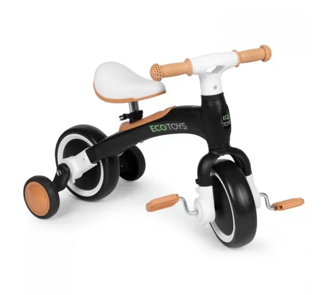 Bicicleta cu pedale 3 in 1 si roti ajutatoare Ecotoys LC-V1359 - Negru - Bebeboo - Totul pentru copii. Jucării, Hăinuțe, Perne, Mobilier, Textile
