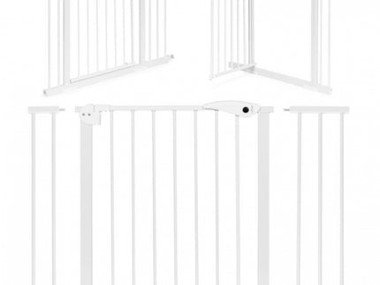 Poarta de siguranta 74-105 cm Ecotoys SG-012-W - Alb