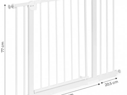 Poarta de siguranta 74-105 cm Ecotoys SG-012-W - Alb
