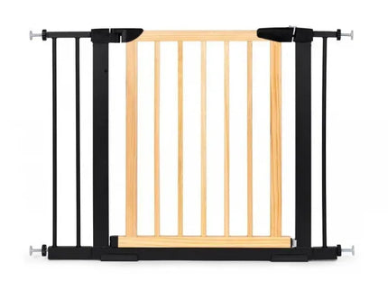 Poarta de siguranta 74-100 cm Ecotoys SF-011-BC - Lemn Metal - Bebeboo - Totul pentru copii. Jucării, Hăinuțe, Perne, Mobilier, Textile