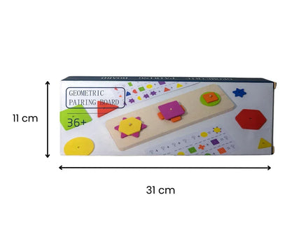 Joc de asociere forme geometrice, 18 piese din lemn, 10 carduri, 3 ani+ - Bebeboo - Totul pentru copii. Jucării, Hăinuțe, Perne, Mobilier, Textile
