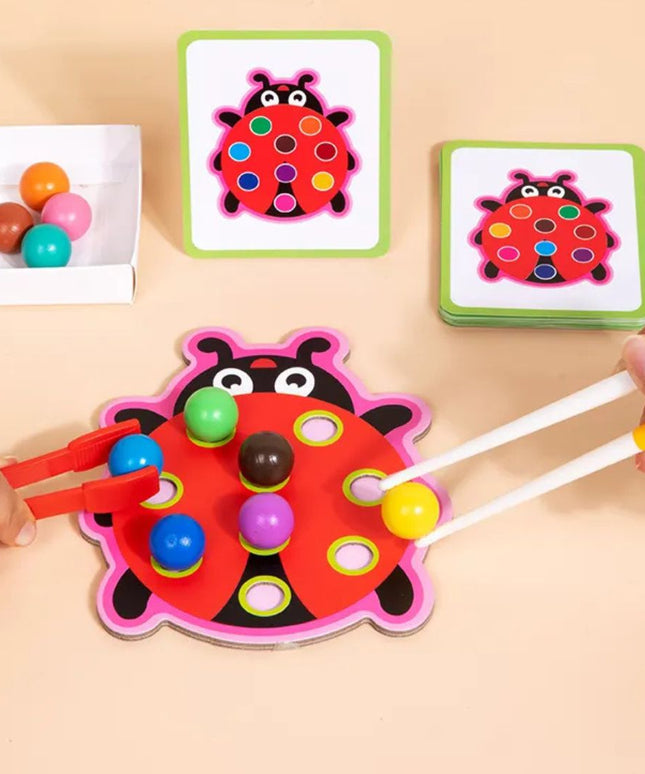 Joc Educativ de Clasificare a Culorilor și Motricitate – Gărgărița, 3 ani+