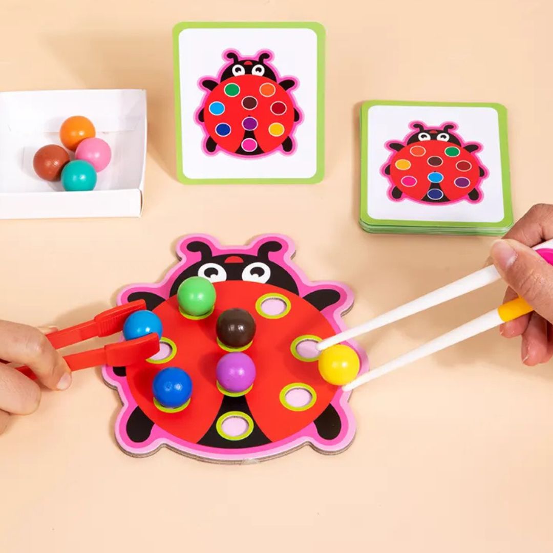 Joc Educativ de Clasificare a Culorilor și Motricitate – Gărgărița, 3 ani+