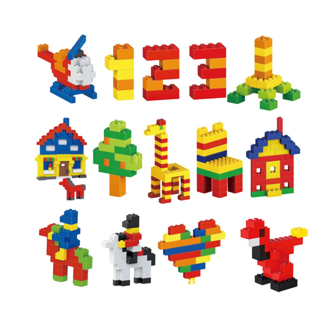 Joc de construcție pentru copii - 500 și 1000 piese