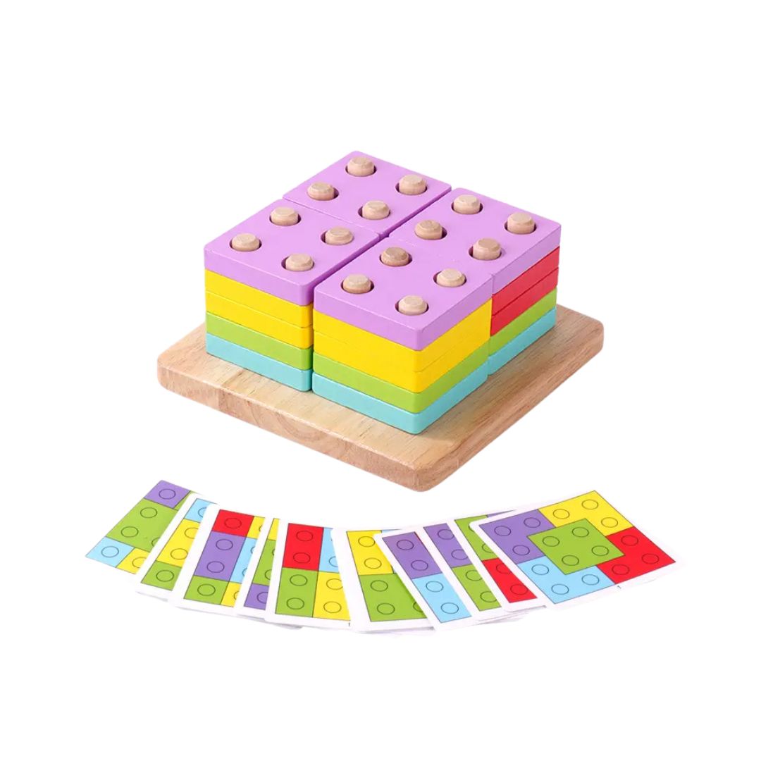 Joc de logică „Logic Square” cu forme geometrice