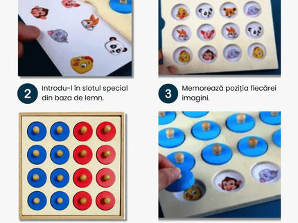 Jocul magic al memoriei, 3 ani+ - Bebeboo - Totul pentru copii. Jucării, Hăinuțe, Perne, Mobilier, Textile