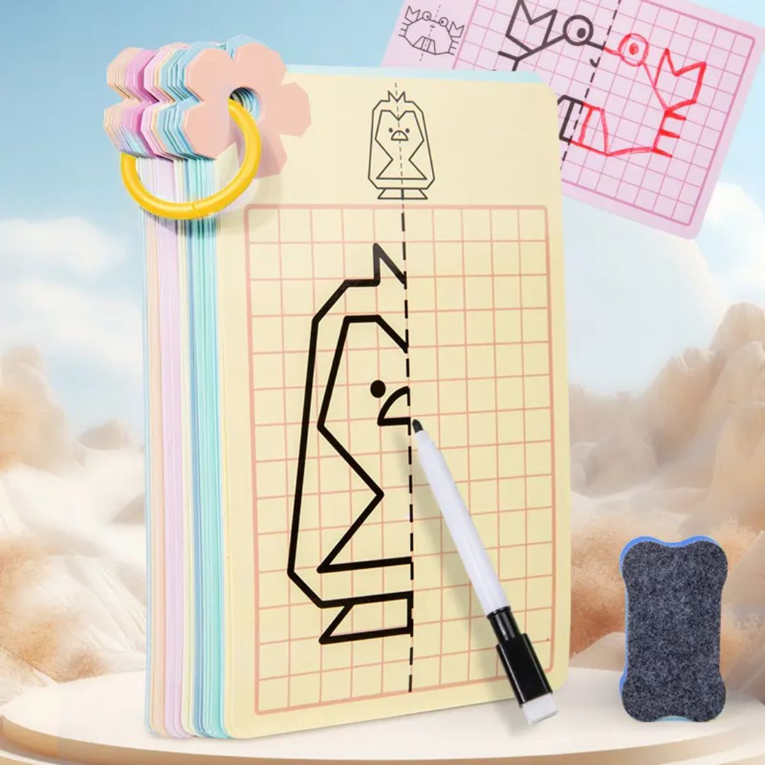 Desenează simetric, joc educativ