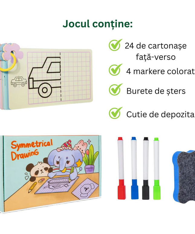 Desenează simetric, joc educativ