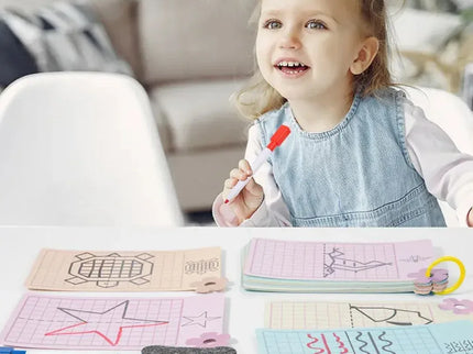 Desenează simetric, joc educativ - Bebeboo - Totul pentru copii. Jucării, Hăinuțe, Perne, Mobilier, Textile