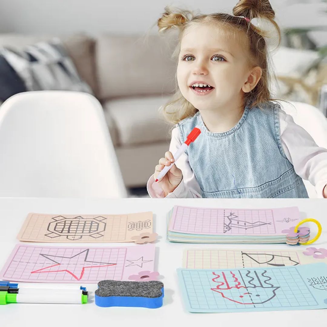 Desenează simetric, joc educativ