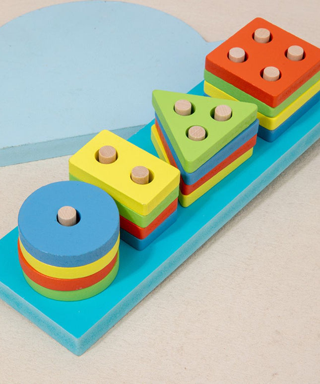 Joc de învățare forme și culori – Sortator dreptunghiular