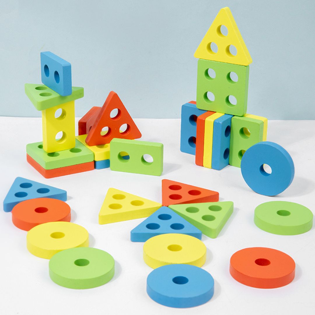 Joc de învățare forme și culori – Sortator dreptunghiular